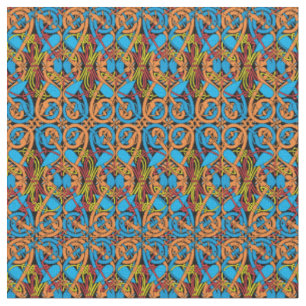 Celtic Knot Animals Lindisfarne Muster Stoff