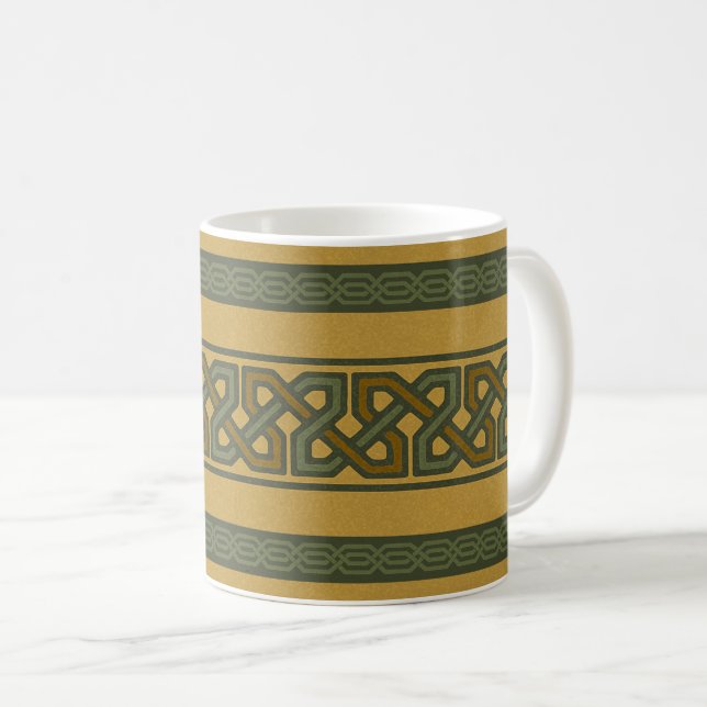 Céltic Knot Bands Coffee Mug (Devant droit)