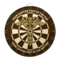 Celtic Knot Caduceus Dartboard mit benutzerdefinie