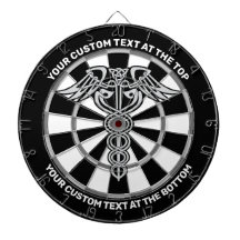 Celtic Knot Caduceus Dartboard mit benutzerdefinie