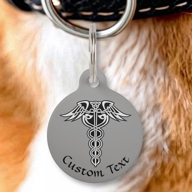 Celtic Knot Caduceus Haustiermarke (Von Creator hochgeladen)