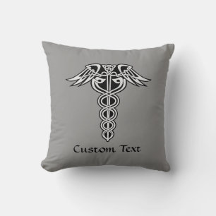 Celtic Knot Caduceus Kissen