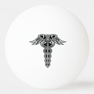 Celtic Knot Caduceus Tischtennisball