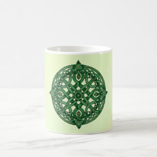 Celtic Knot Circle St. Patrick's Day Kaffeetasse