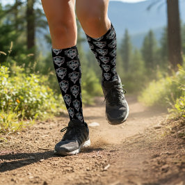 Celtic Knot Claddagh Athletic Crew Socks Socken