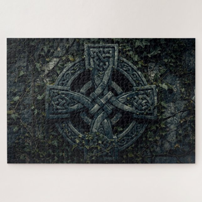 Celtic Knot Cross Jigsaw Puzzle (Horizontal)