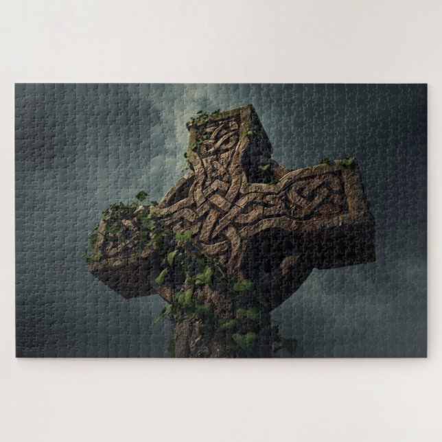 Celtic Knot Cross Jigsaw Puzzle (Horizontal)