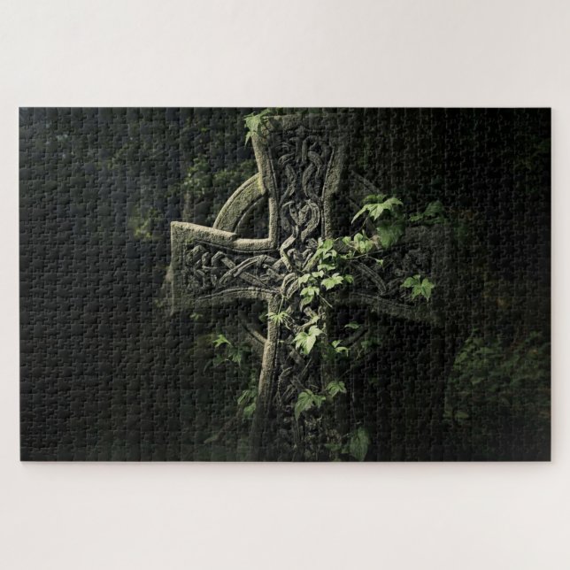 Celtic Knot Cross Jigsaw Puzzle (Horizontal)