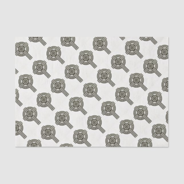 Celtic Knot Cross Seidenpapier (Vorderseite)