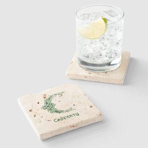 Celtic Knot Decorative Hauptstadt C Steinuntersetzer