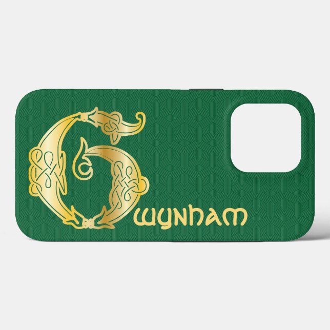Celtic Knot Decorative Hauptstadt G Case-Mate iPhone Hülle (Rückseite (Horizontal))