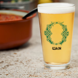 Celtic Knot Decorative Hauptstadt O Glas