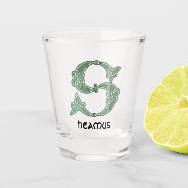 Celtic Knot Decorative Hauptstadt S Schnapsglas (Vorderseite)