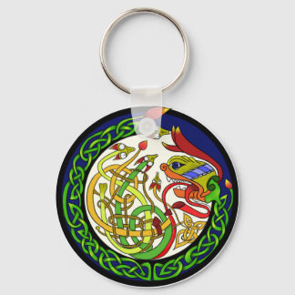 Celtic Knot Dragon Mandala Schlüsselanhänger