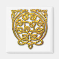 Celtic Knot Dragons - Gold