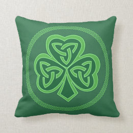 Celtic Knot Kleeblatt Kissen