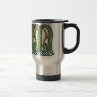 Celtic Knot Letter M, irisches Design