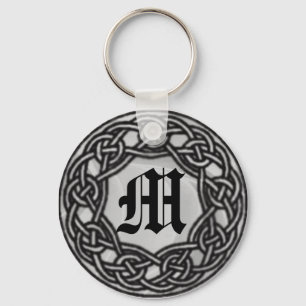Celtic Knot Monogram Key Chain Schlüsselanhänger