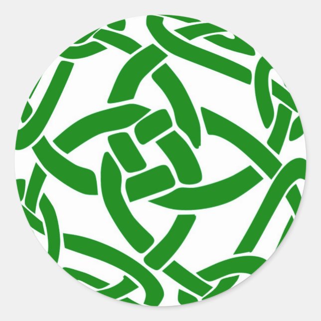 Celtic Knot Runder Aufkleber (Vorderseite)