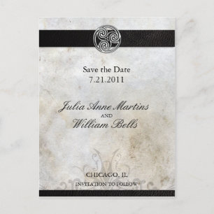 Celtic Knot Save the Date Postkarten