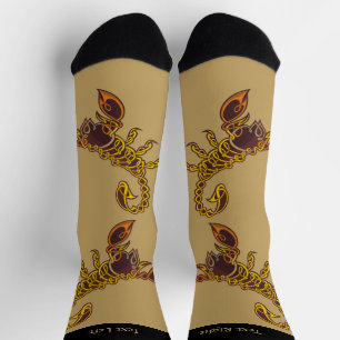Celtic Knot Scorpion Socks Socken