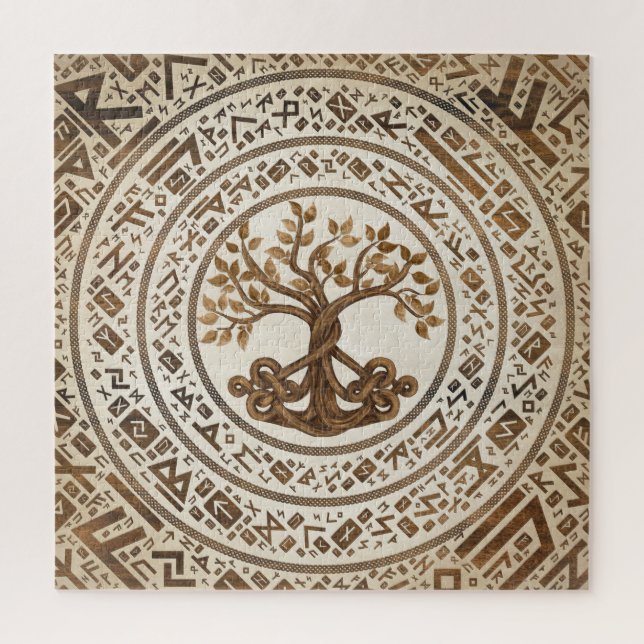 Celtic Knot Tree of life - Yggdrasil (Vertikal)