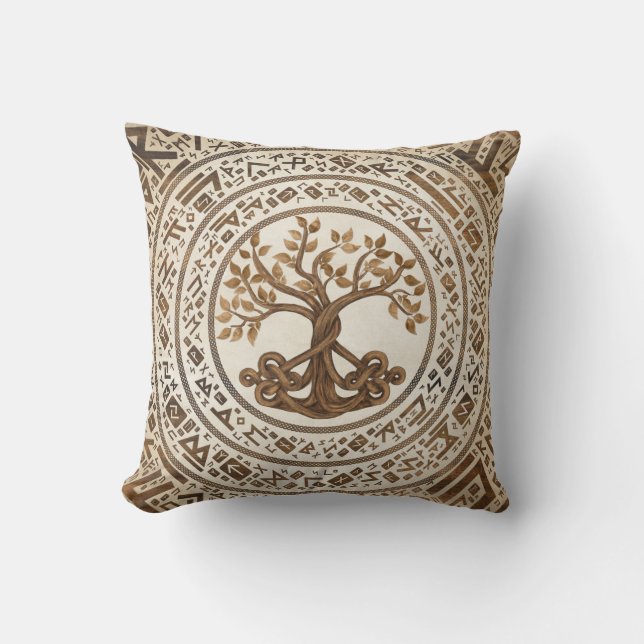 Celtic Knot Tree of life - Yggdrasil Kissen (Vorderseite)