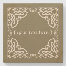 Celtic Knot Tribal Design Clear Border Version