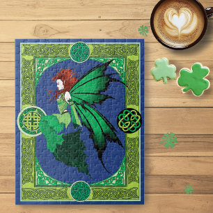 Celtic Knot Work Green Fairy
