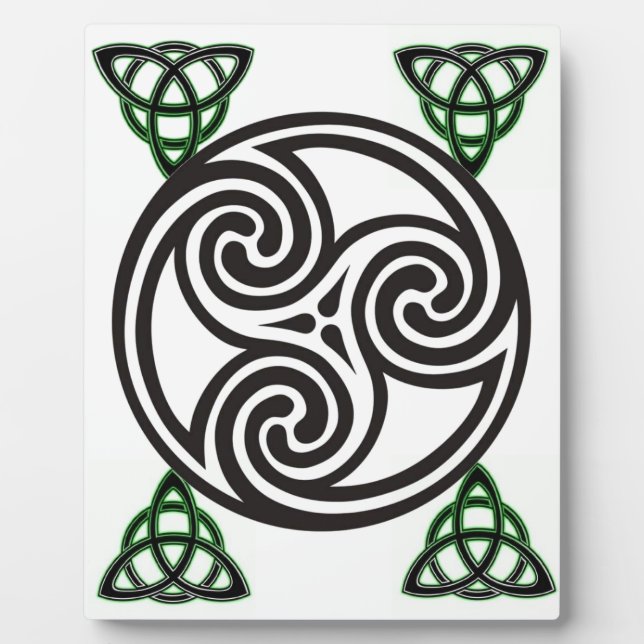 Celtic Knots Plaque Fotoplatte (Vorderseite)