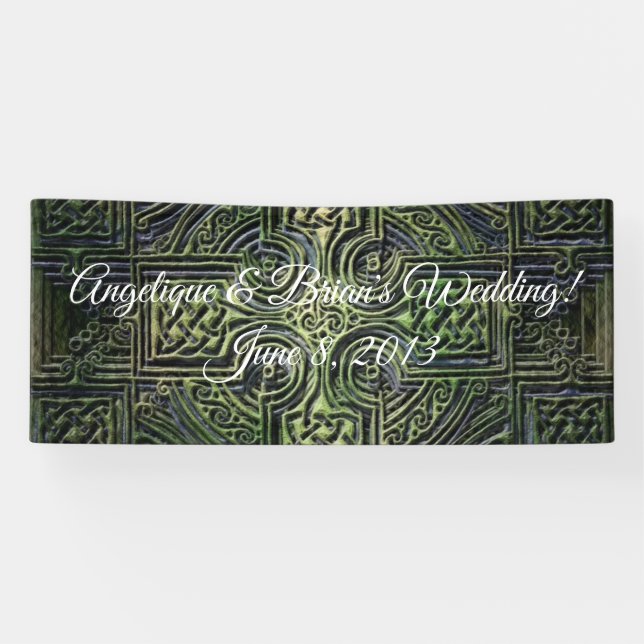 Celtic knotwork wedding rezeptor banner (Horizontal)
