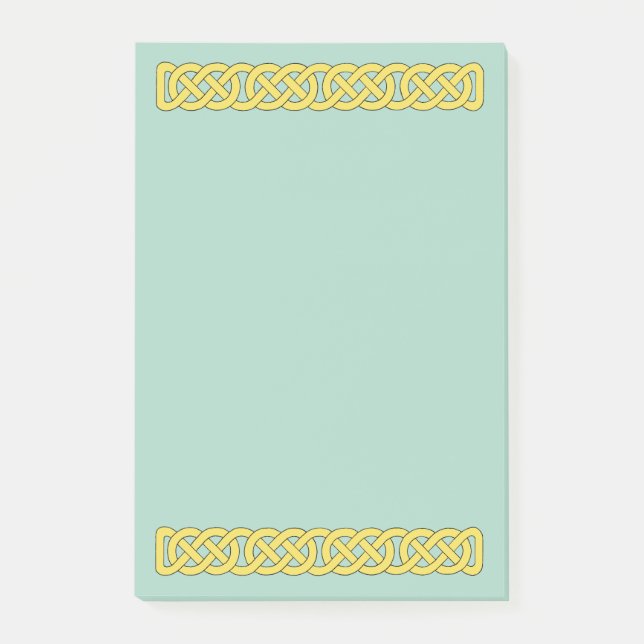 Celtic Knüpfarbeit Band Post-it Klebezettel (Vorderseite)