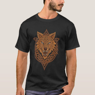 Celtic Knüpfarbeit Fenrir - Norse Wolf - Odin & No T-Shirt