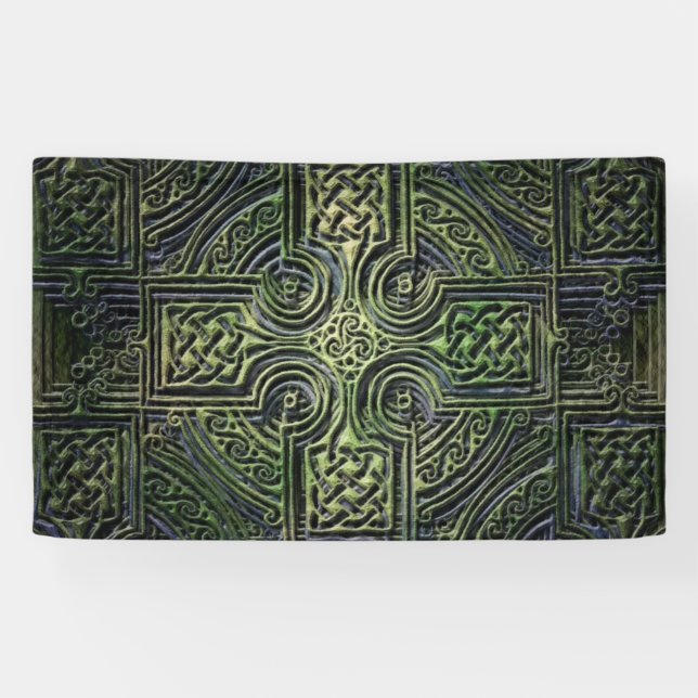 Celtic Knüpfarbeit St. Patrick's Day Banner (Horizontal)