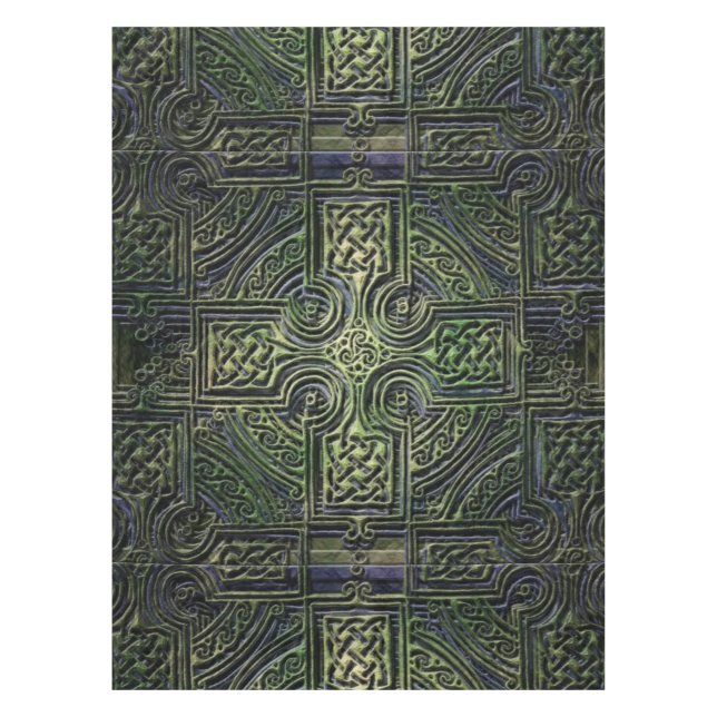 Celtic Knüpfarbeit St. Patrick's Day Tischdecke (Vorderseite)