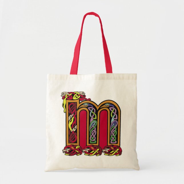 Celtic Letter 'M' - Bag Tragetasche (Vorne)