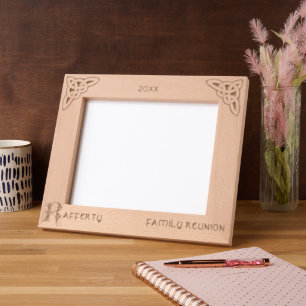 Celtic Letter R Individuelle Name Geätzte Rahmen