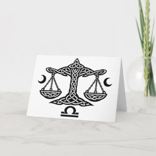    Celtic Libra Waage von BurnsInHell Karte