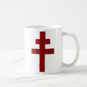 Celtic-Lothringen-Kreuz-Tasse Kaffeetasse