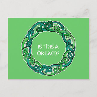 Celtic Lucid Dreaming Reality Karo Postkarte