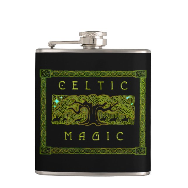 Celtic Magic - The Great Tree Flask Flachmann (Vorderseite)