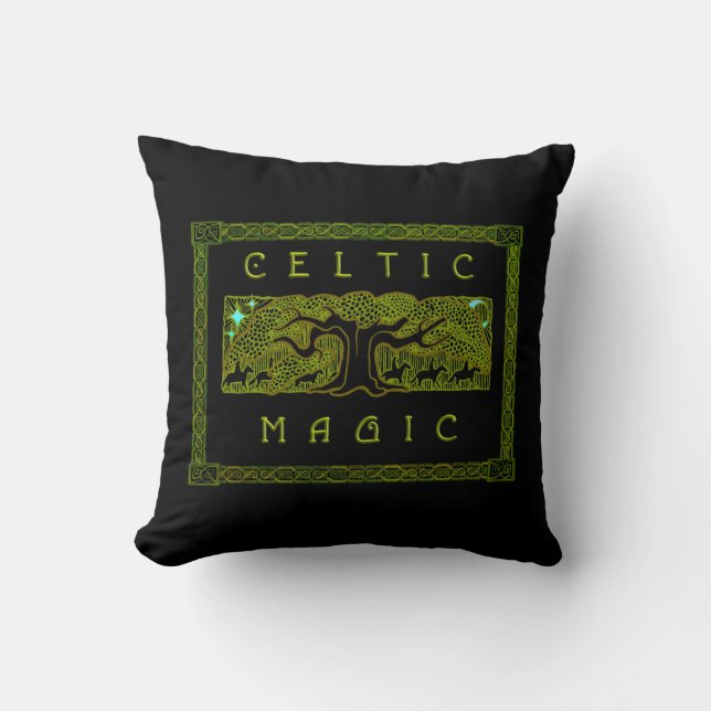 Celtic Magic - The Great Tree Pillow Kissen (Vorderseite)