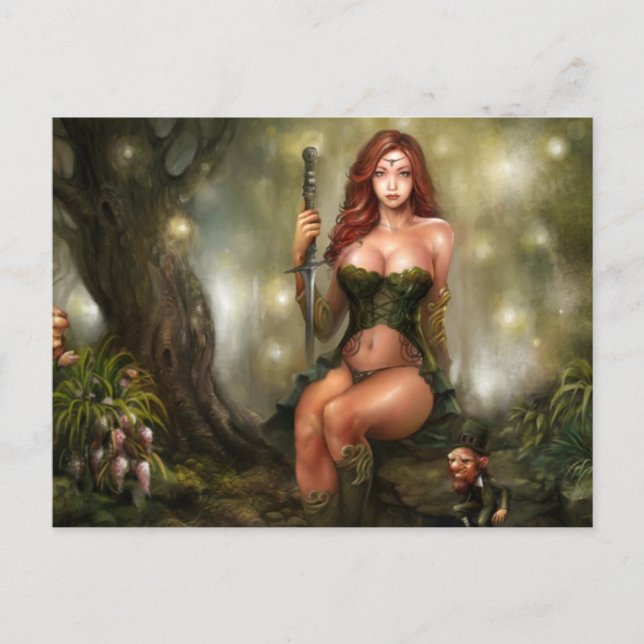 Celtic Maiden, Carte postale (Devant)