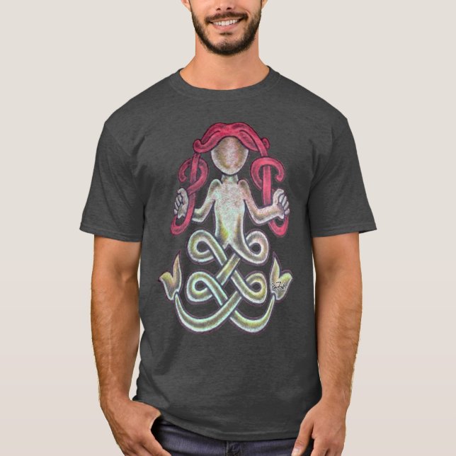 Celtic Mermaid von Meigle T-Shirt (Vorderseite)