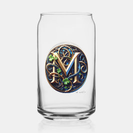 Celtic Monogram Can Glass Set Dosenglas