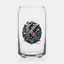 Celtic Monogram Can Glass Set Dosenglas