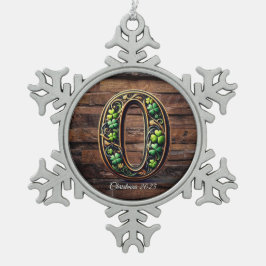 Celtic monogram letter ornament