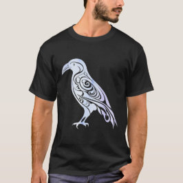 Celtic Nordic Winter Raven Crow T-Shirt