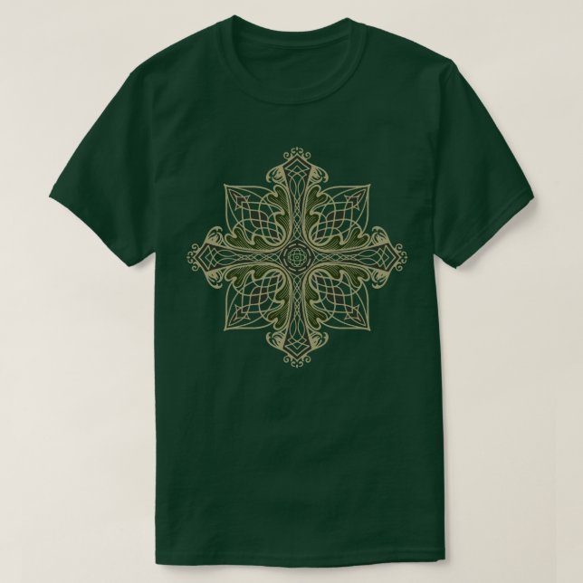 Celtic Oak Cross T-Shirt (Design vorne)