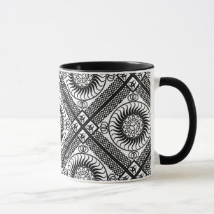 Celtic ornament diagonal tasse